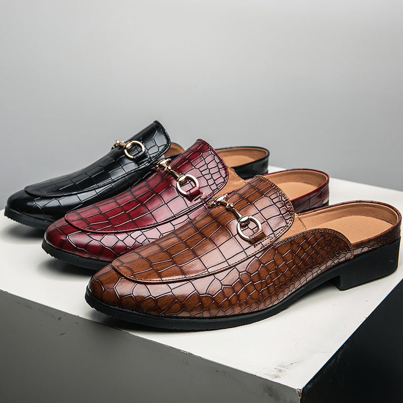 Tobias Leather Mules – detail view
