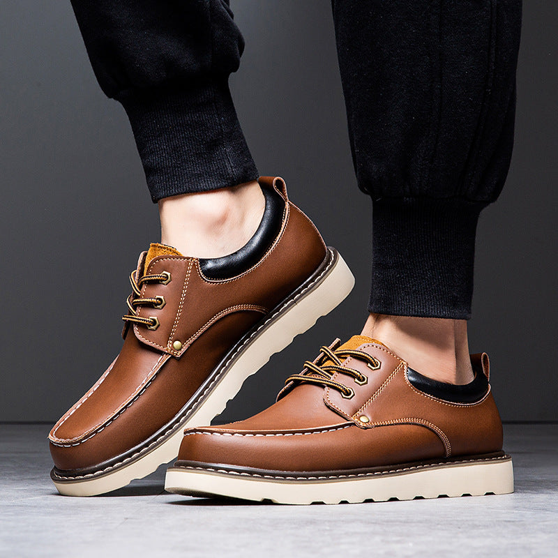 Raul Leather Shoes – side view