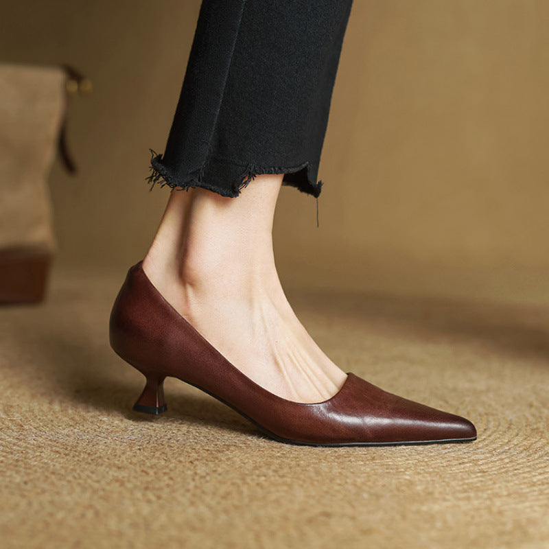 Liliana Leather Heels