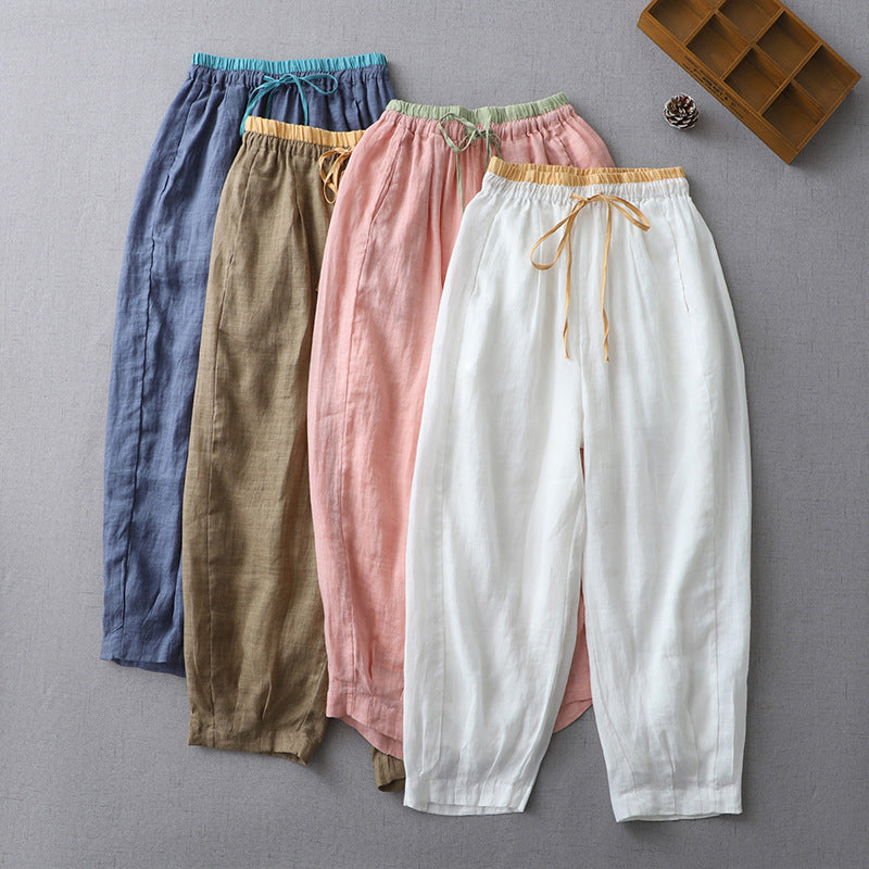 Panama Linen Pants