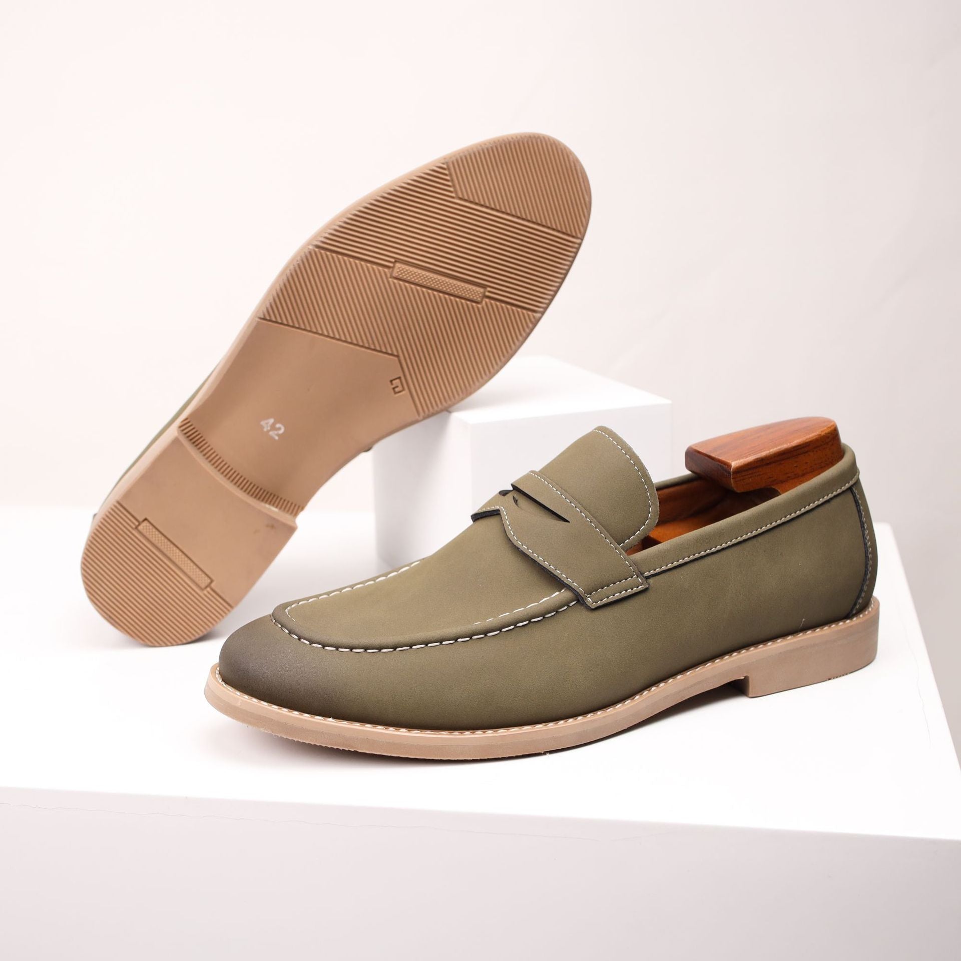 Leonardo Suede Loafers