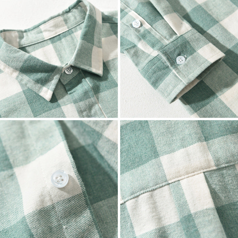 Grayson Plaid Shirt – detail view