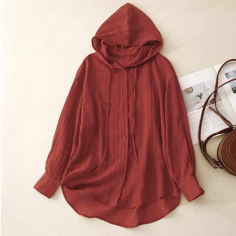 Erica Linen Hoodie