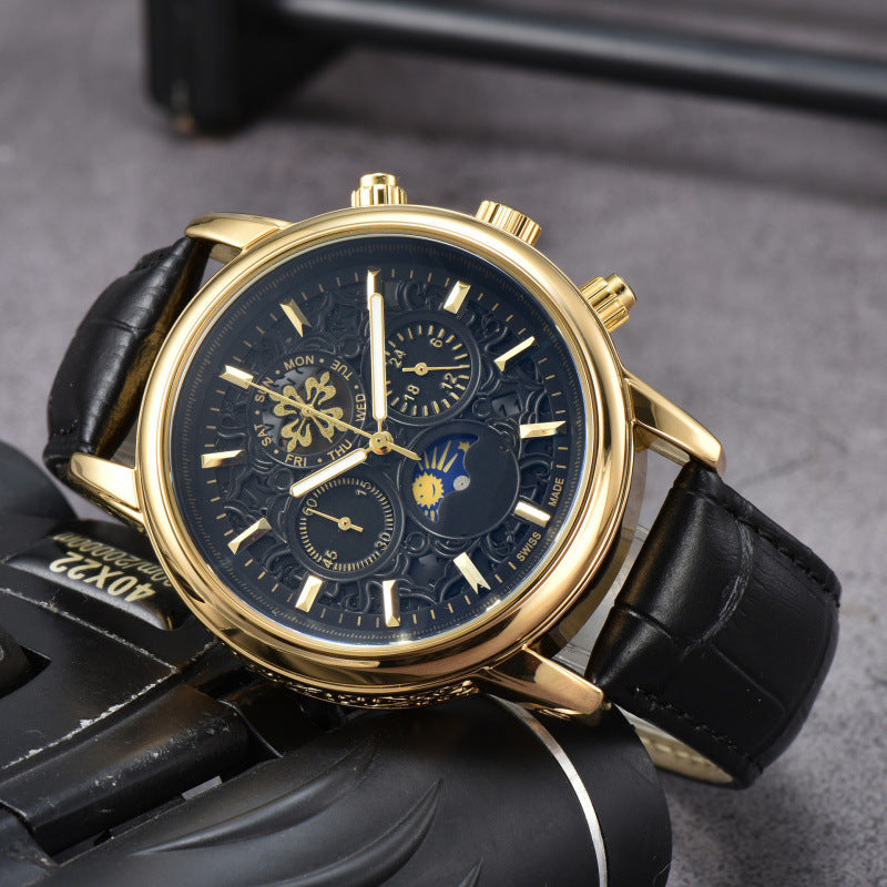 Gilbert Mechanical Watch in Gold – alternate view