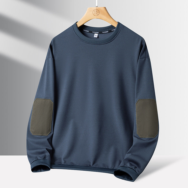 Timothy Patch Sweatshirt in Dark Blue – alternate view