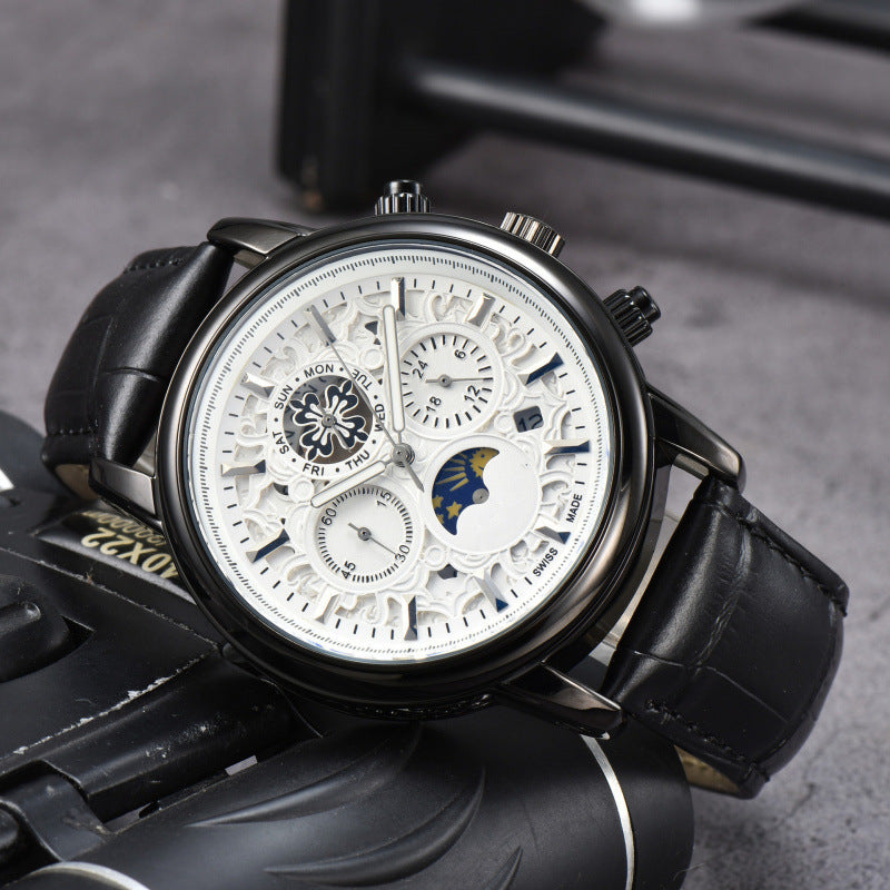 Gilbert Mechanical Watch in Black – product view