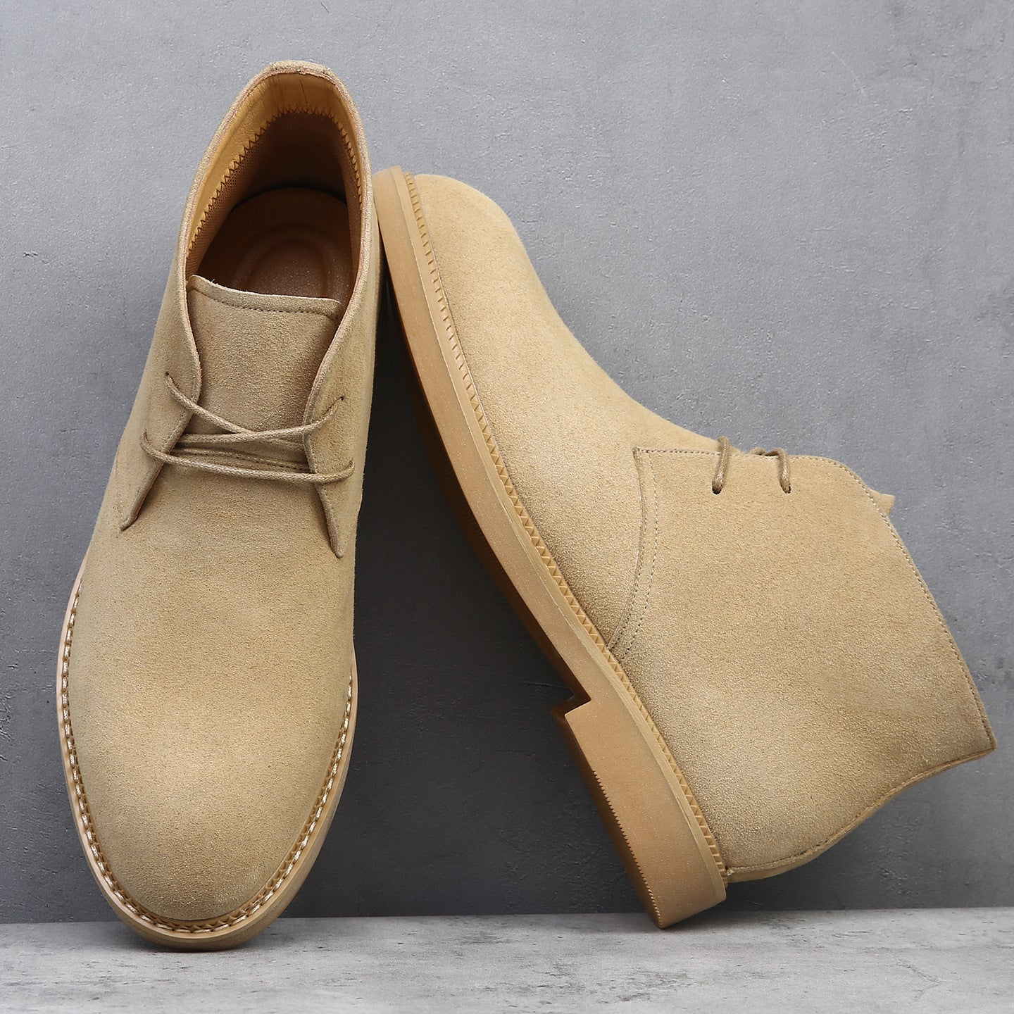 Toni Suede Boots – front view