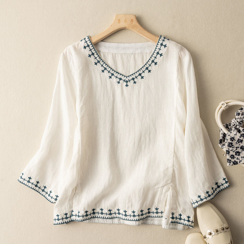 Leah Linen Shirt