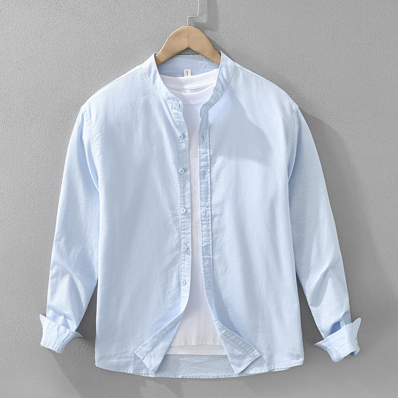 Niccolo Linen Shirt in Light Green