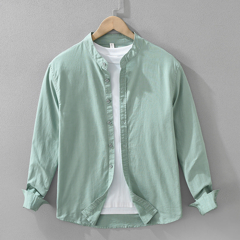 Niccolo Linen Shirt in Beige