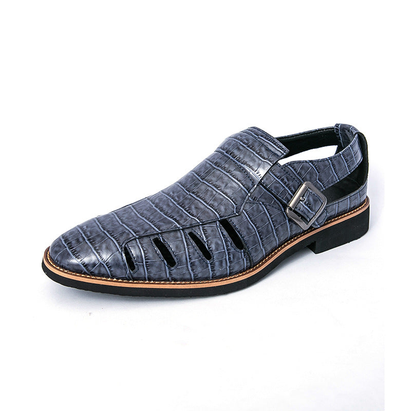 Callahan Fisherman Sandals in Blue – Side View