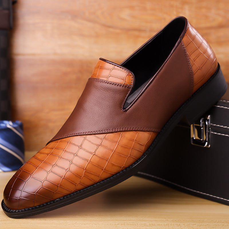 Lawson Quilted Loafers in Brown – front view