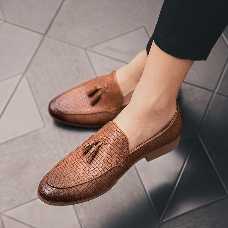 Marshall Tassel Loafers in Brown – front view