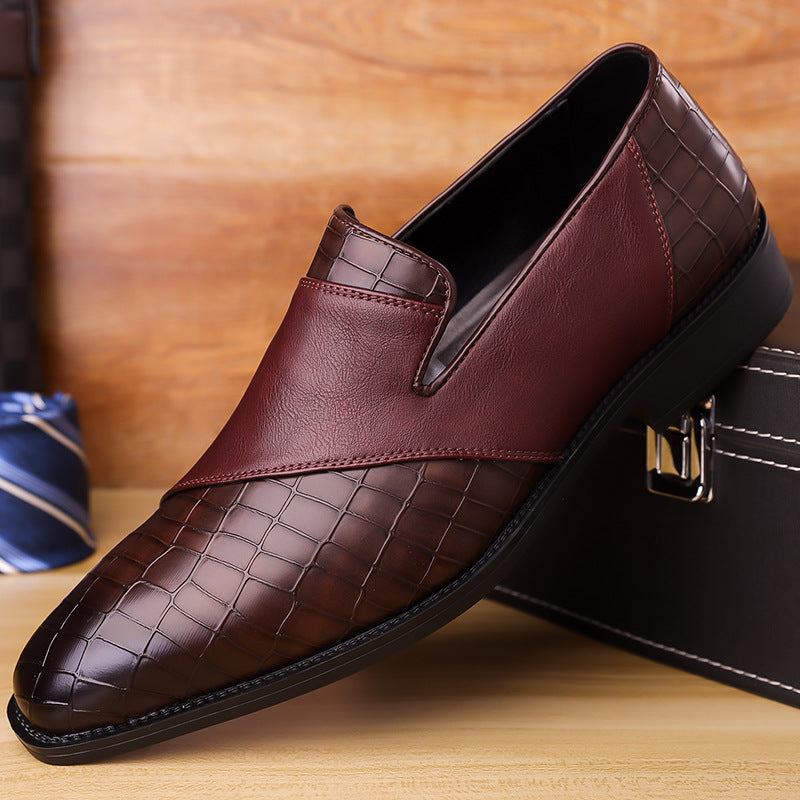 Lawson Quilted Loafers in Burgundy – alternate view