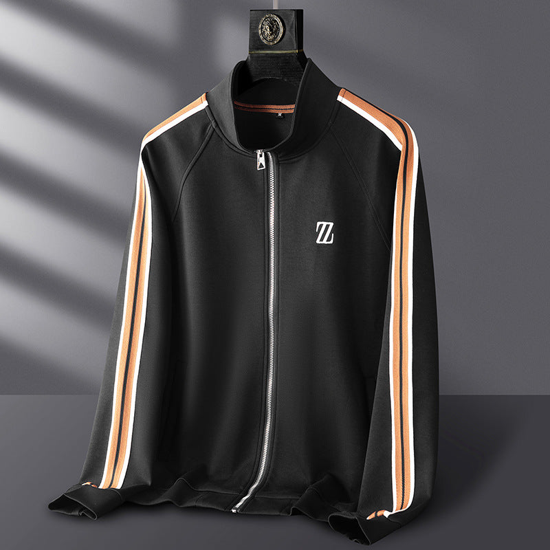 Maverick Track Jacket in Black – product view