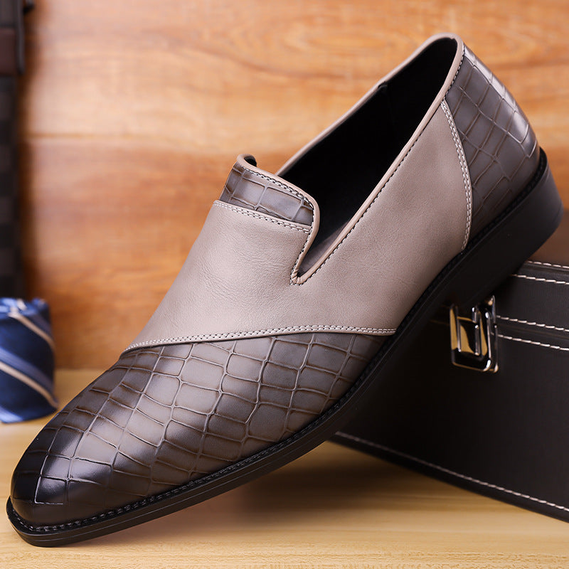 Lawson Quilted Loafers in Gray – detail view