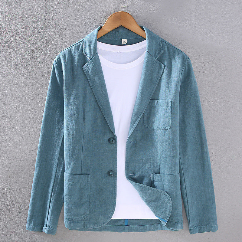 Matias Linen Blazer in White