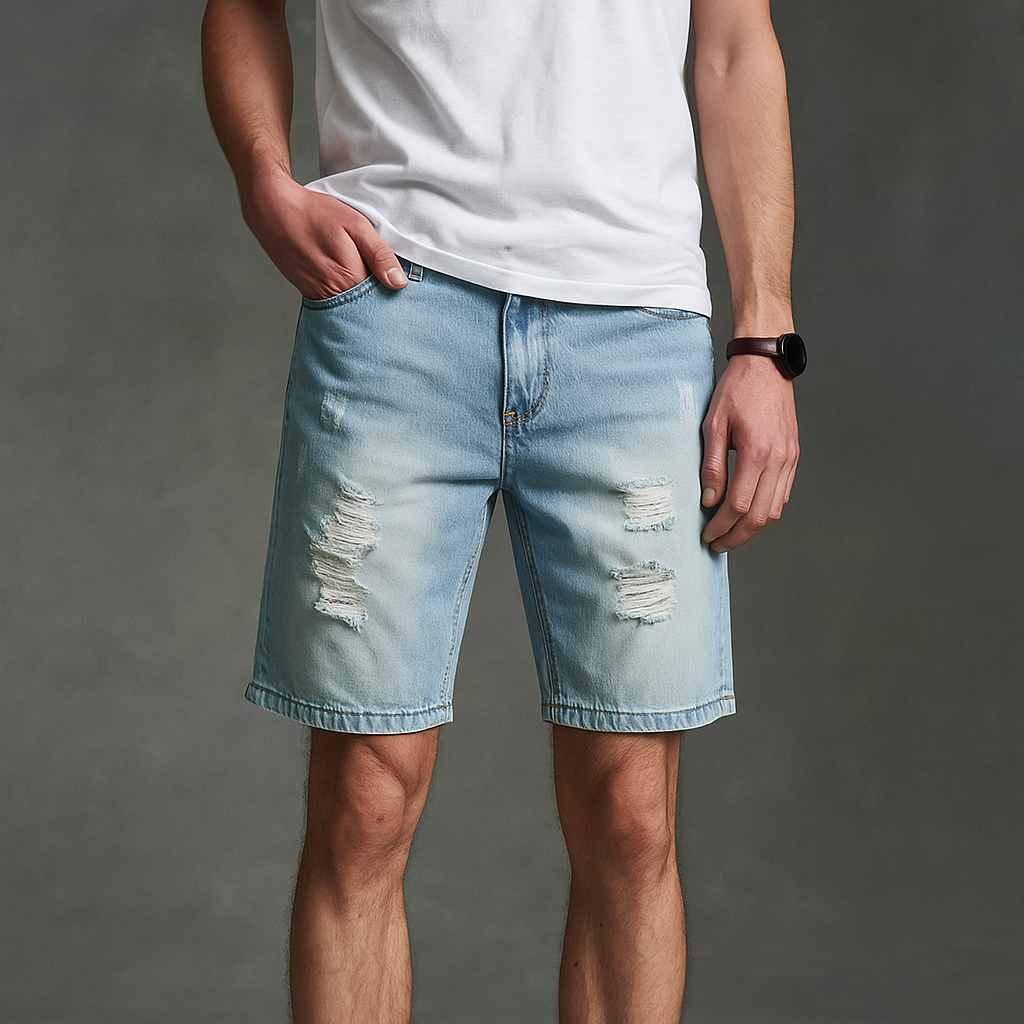 Aaron Denim Shorts