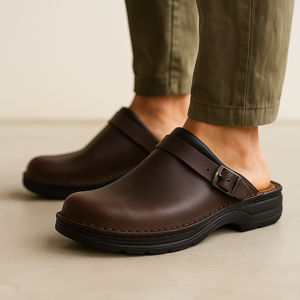 Erin Sandals in Dark Brown – detail view