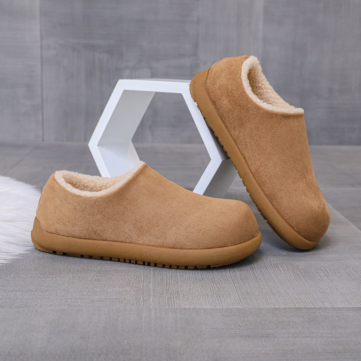 Romeo Suede Slip-Ons
