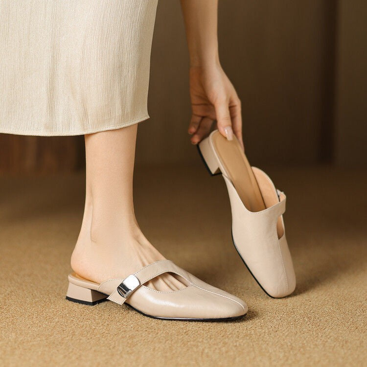 Susie Leather Slippers