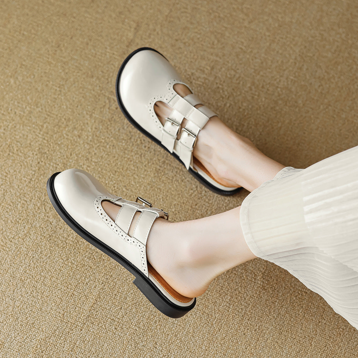 Olivia Leather Sandals