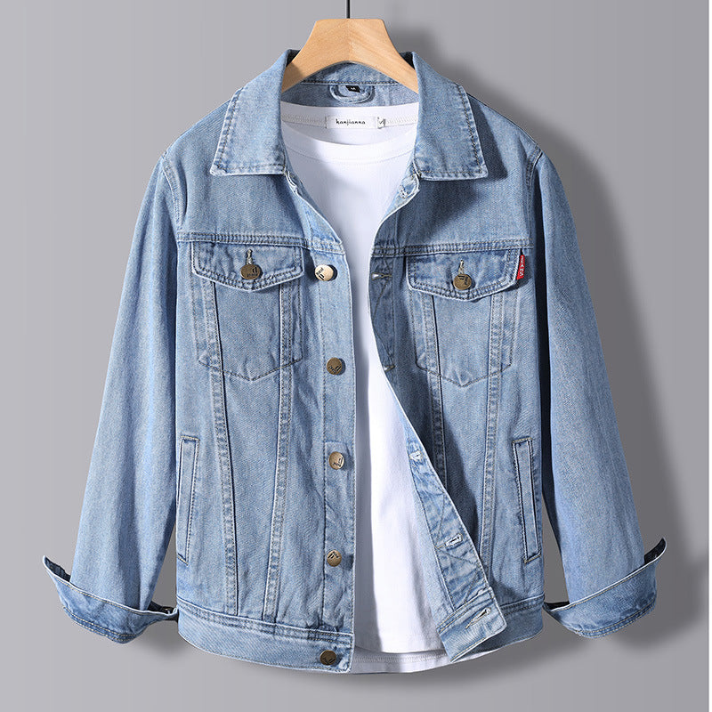 Carlo Denim Jacket in Light Blue – alternate view