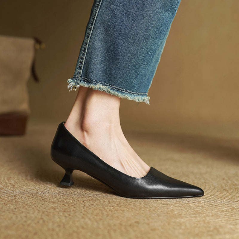 Liliana Leather Heels