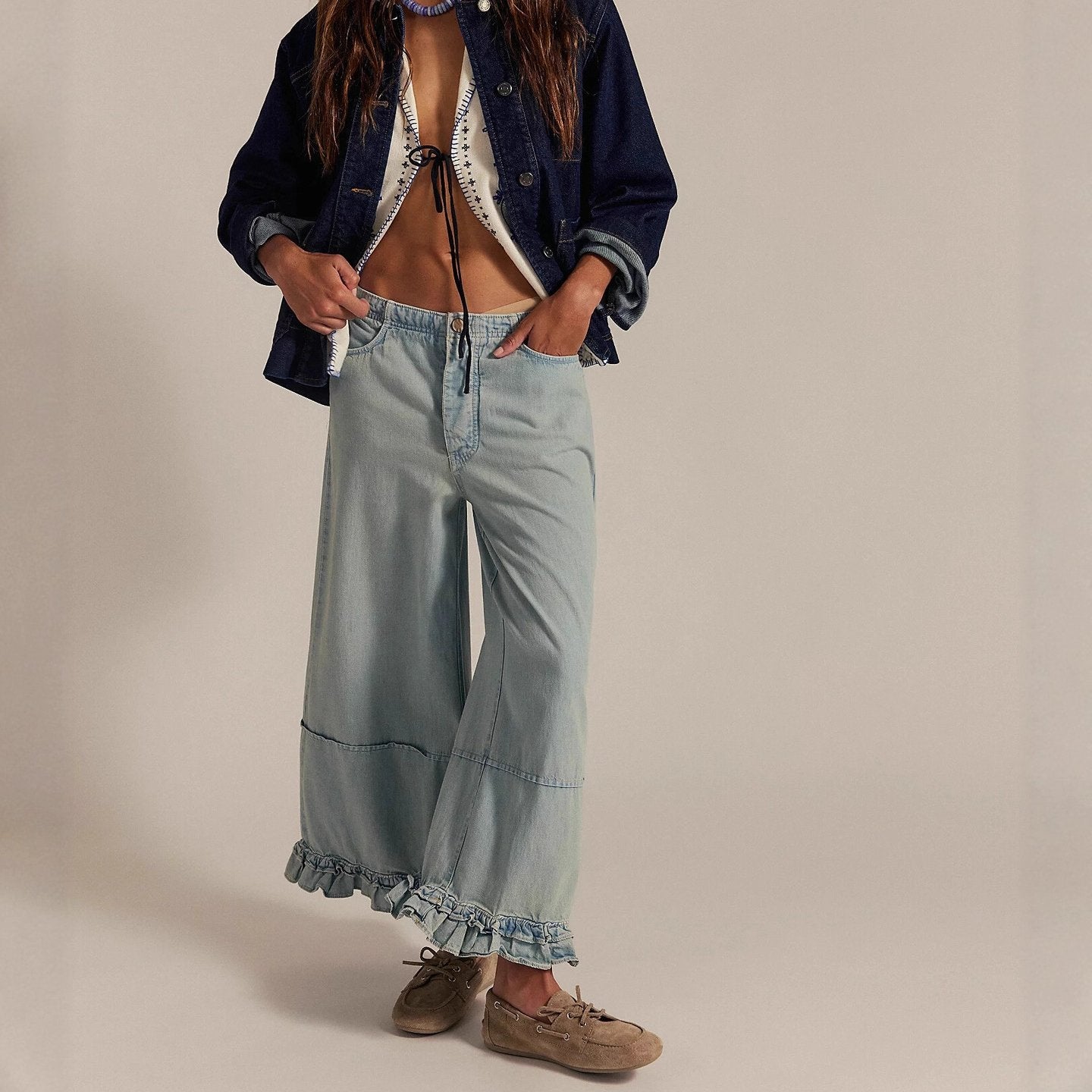 Madonna Wideleg Jeans