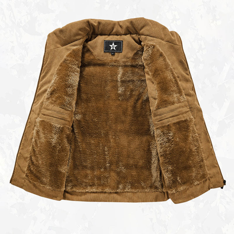 Ronald Corduroy Vest – detail view