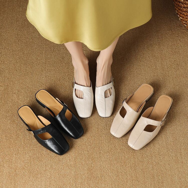 Susie Leather Slippers