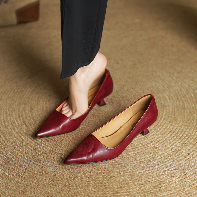 Liliana Leather Heels