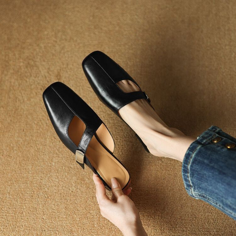 Susie Leather Slippers