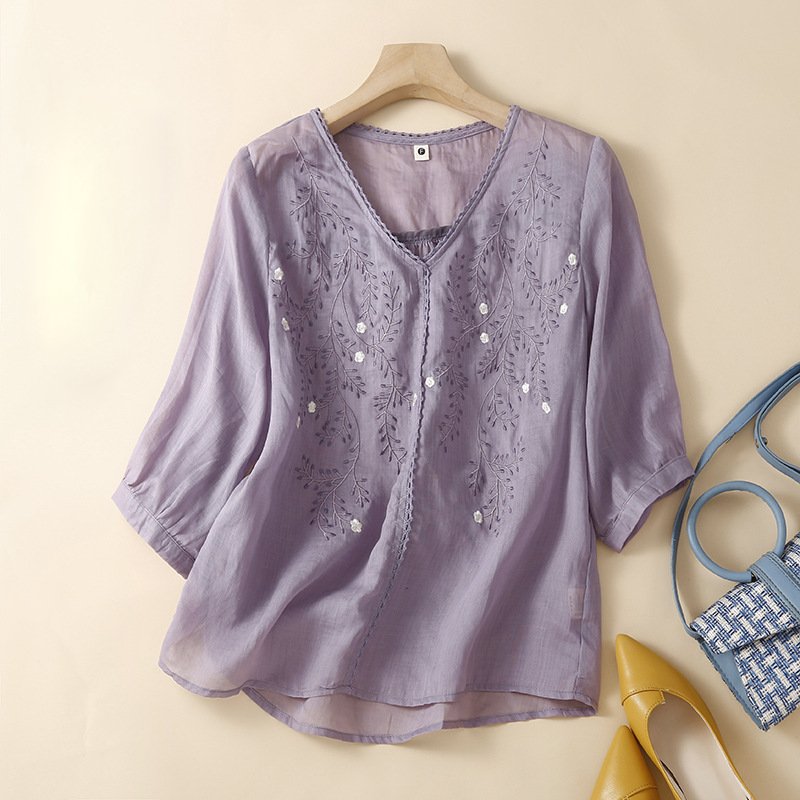 Savannah Linen Blouse