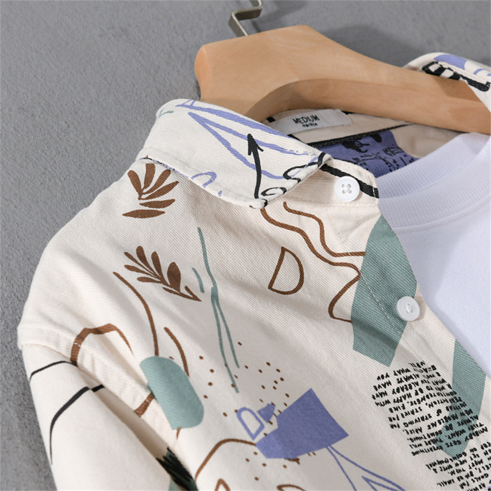 Angelo Abstract Shirt – detail view