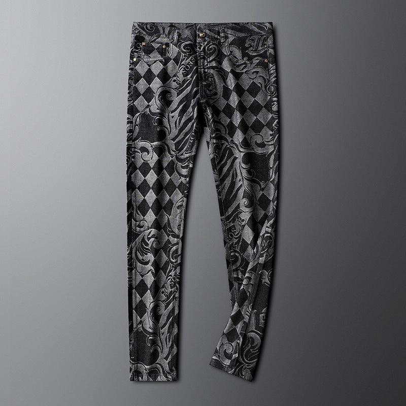 Vance Patterned Jeans