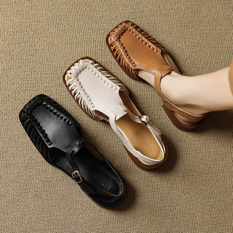 Brianna Leather Flats