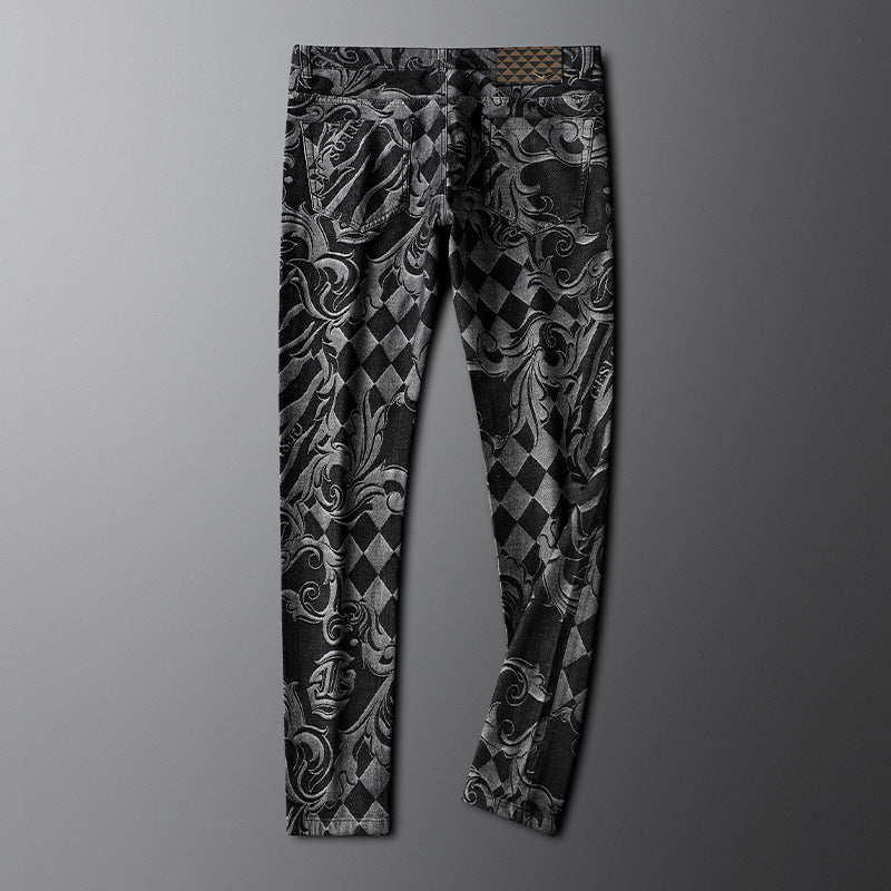 Vance Patterned Jeans