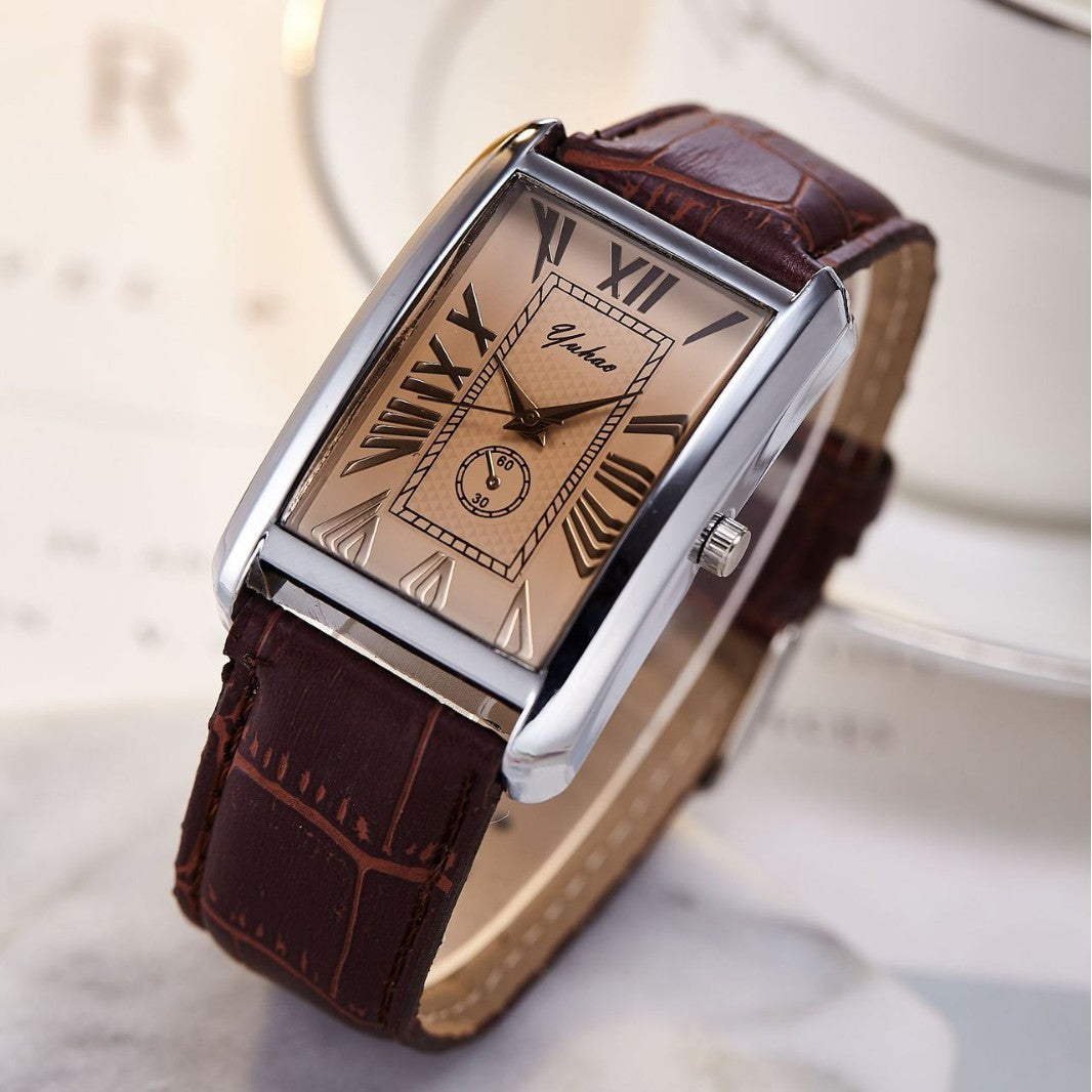 Cameron Leather Watch Set