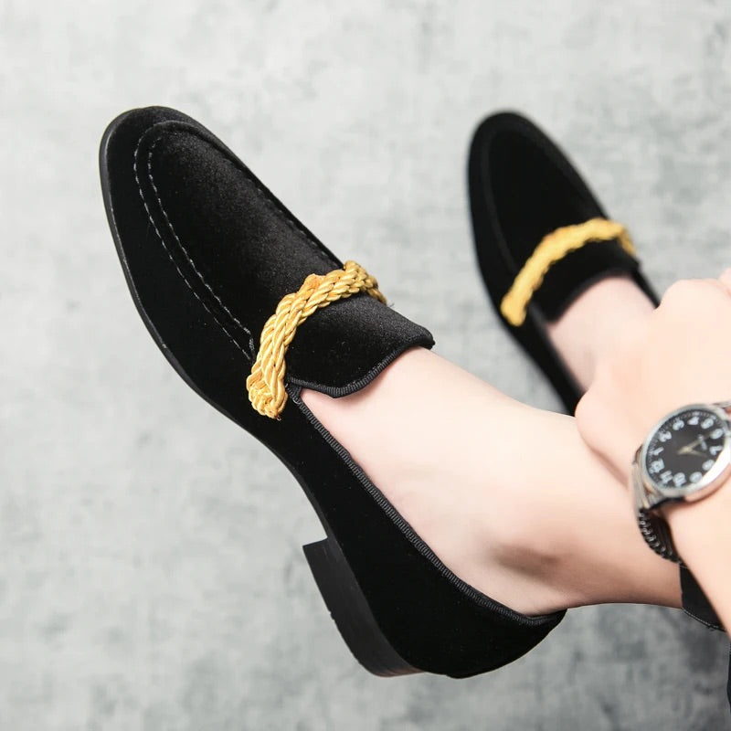 Emeran Velvet Loafers