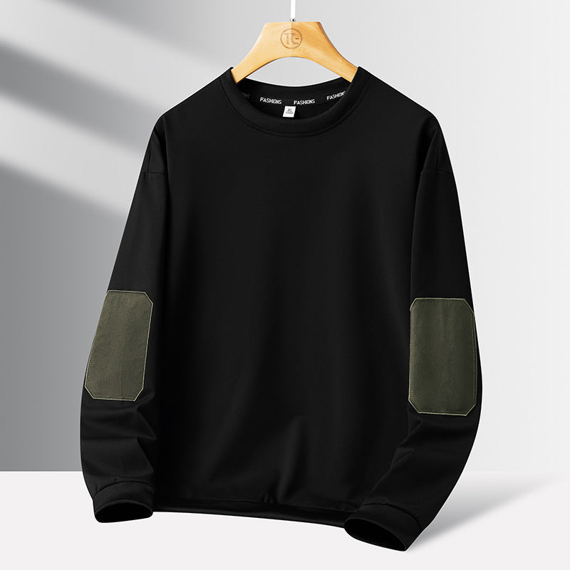 Timothy Patch Sweatshirt in Black – product view