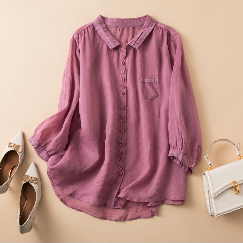 Elmira Linen Blouse