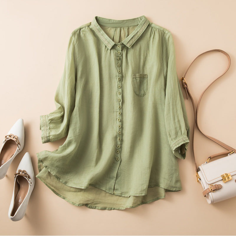 Elmira Linen Blouse