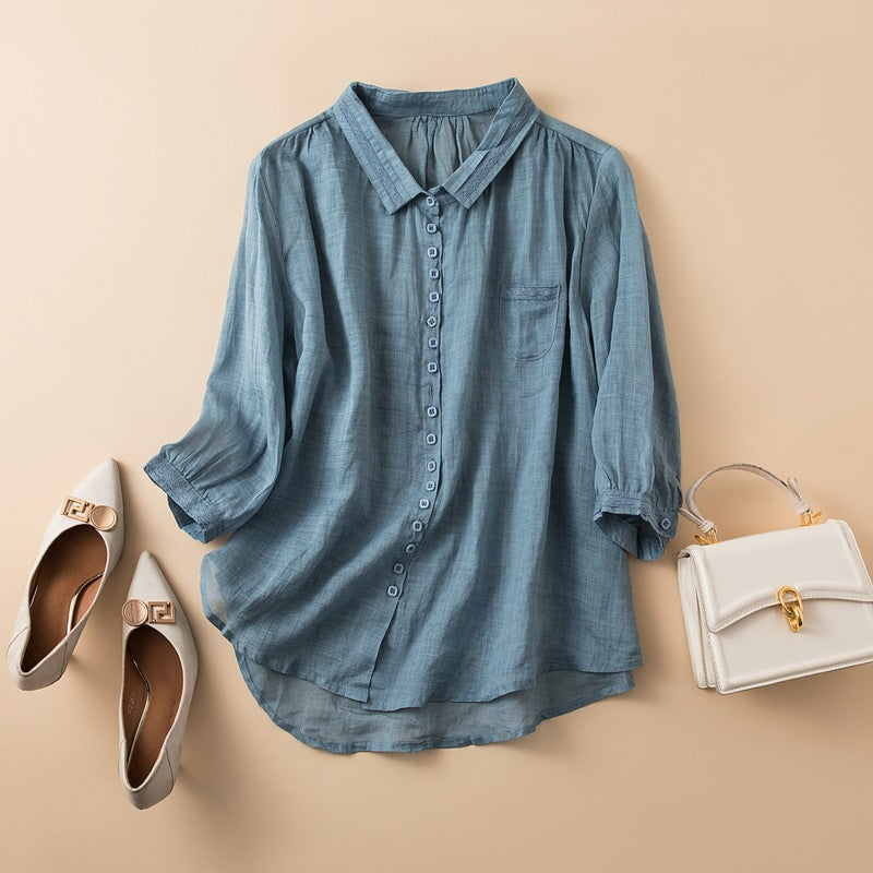 Elmira Linen Blouse