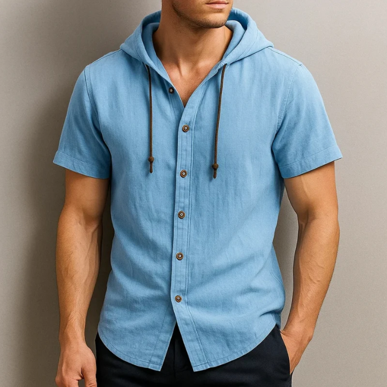 Evans Linen Hoodie