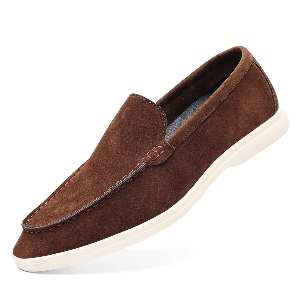 Knox Suede Loafers in Brown – product view