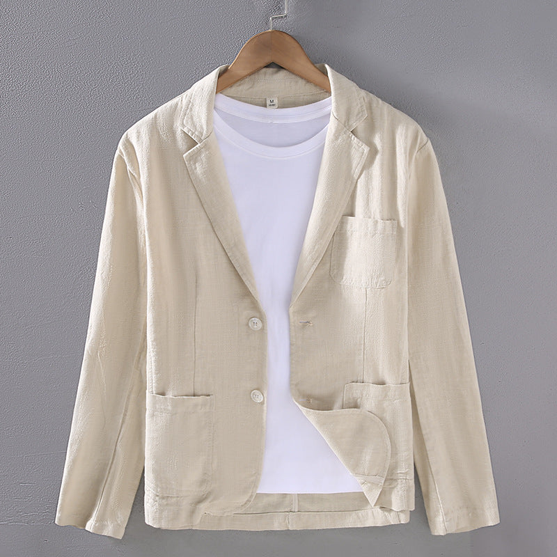 Matias Linen Blazer in Teal