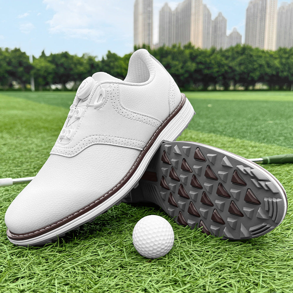 Antonio Golf Shoes on the course — BOA-laced leather golf footwear