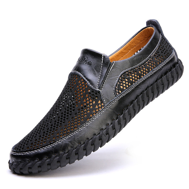 Hugo Woven Loafers in Black