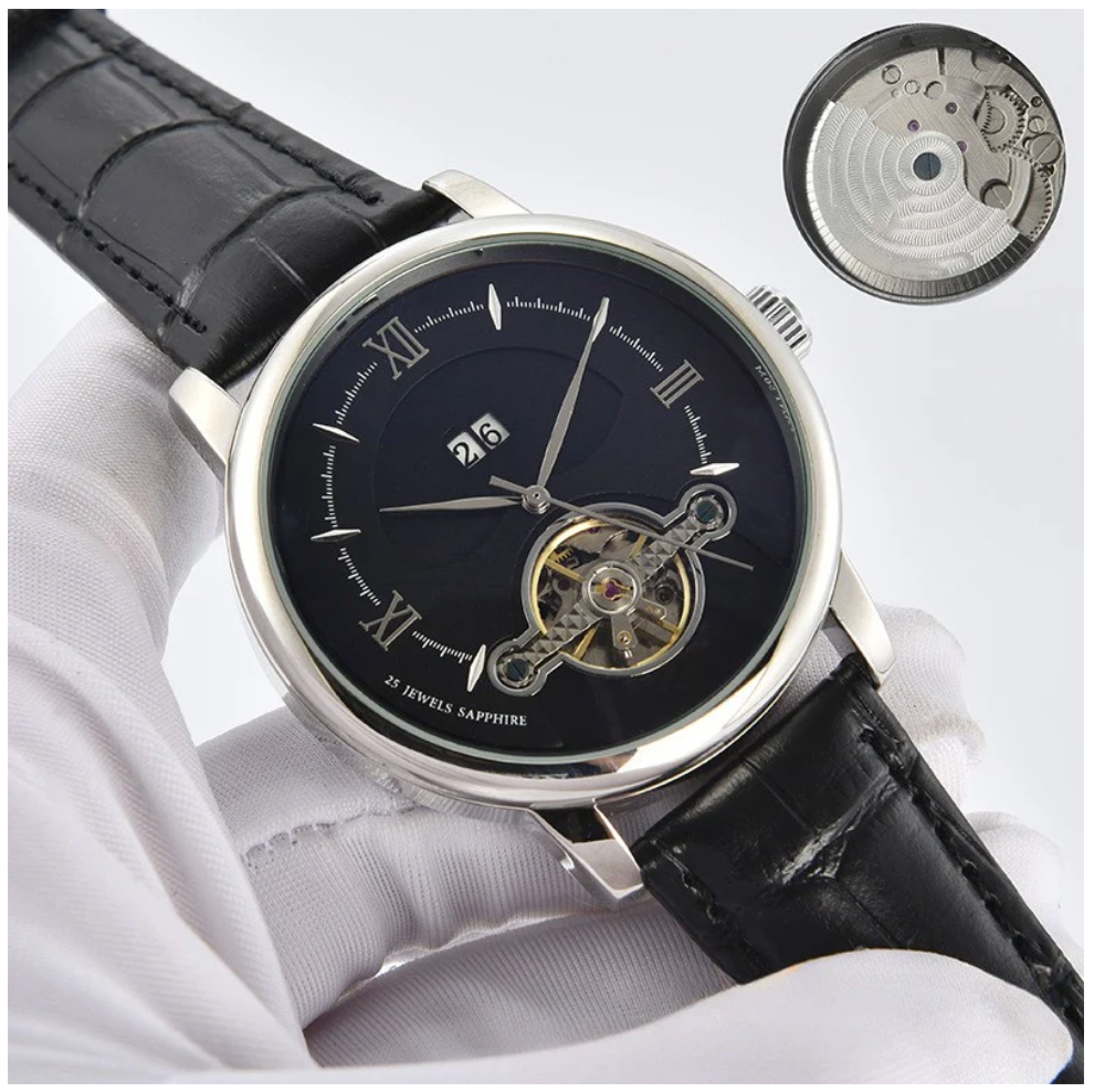 Rommel Vintage Watch in Black – detail view